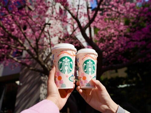 到星巴克賞櫻花 Hello Kitty X STARBUCKS聯名商品熱賣回歸