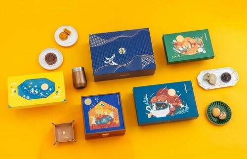 星巴克2024披上夢幻星空景象 精選中秋月光禮盒 