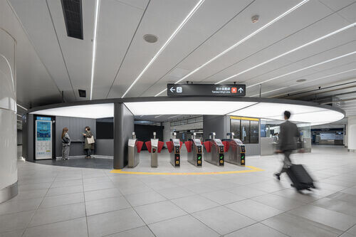 北捷亮了起來！台北車站B3層改造亮相，以圓弧服務盒重塑北捷空間秩序