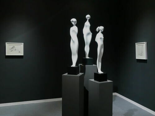 2024 台北國際藝術博覽會:雕塑家王尋 動態的捕捉手